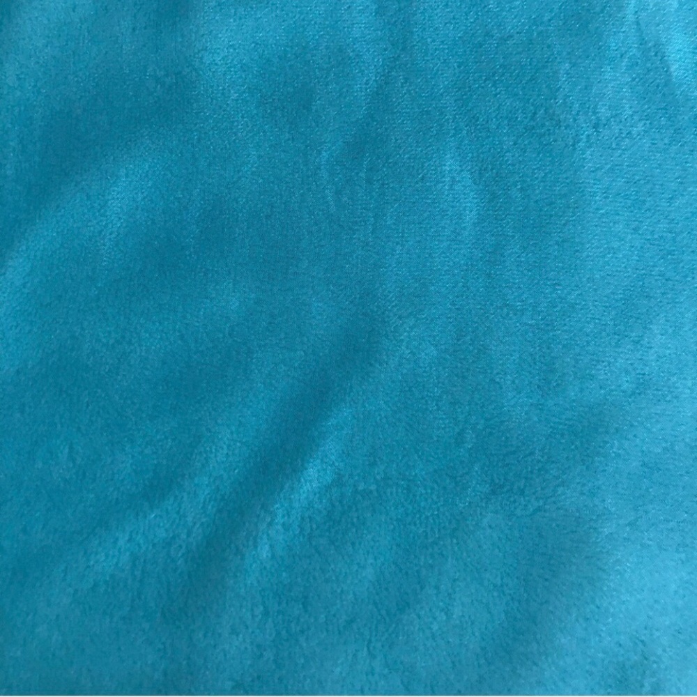 Scarves shear chiffon bundle 2 rectangle solid white aqua lightweight Vintage - Picture 3 of 8